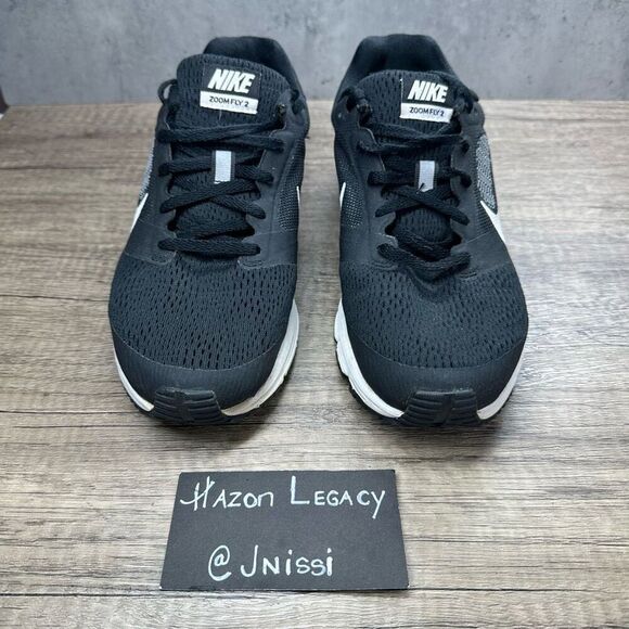 Nike~Women’s~Air Zoom Fly 2~Black Running Shoes Sneakers~Size 9 - Picture 3 of 8